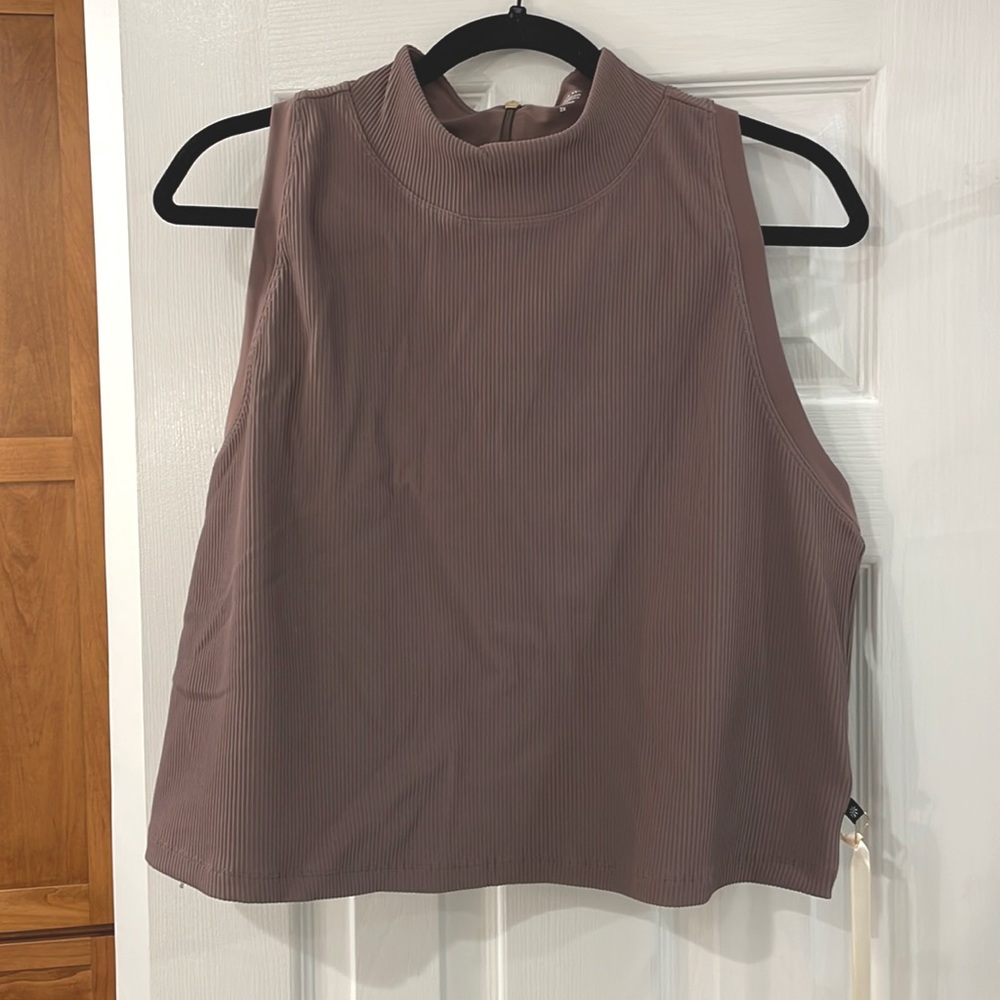 NWT Athleta x Alicia Keys Rib Crop Tank